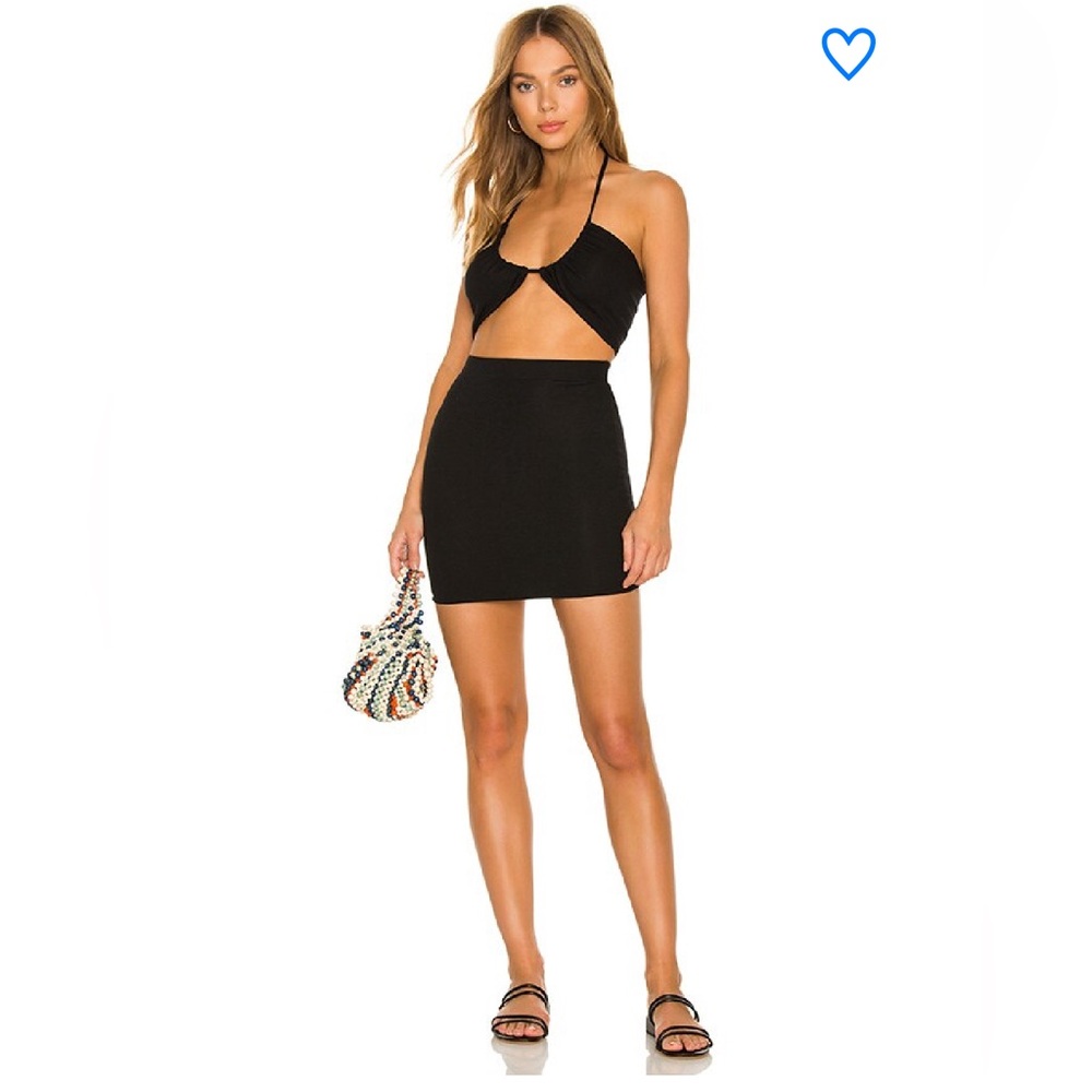 Superdown Alina Halter Set, Black XS
